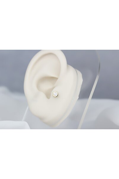 Glorria Altın Tektaş Tragus Piercing
