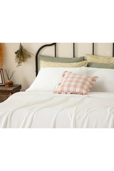 English Home Set de pătură de o singură persoană Genesis Soft Touch alb - 150x220 cm
