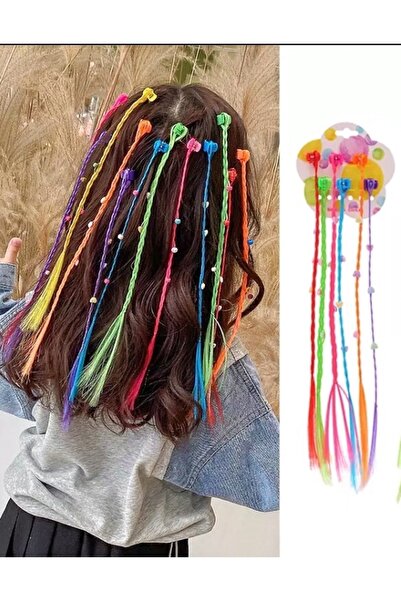 İNCİ Bijuteri ve aksesuar Çocuk Saç Süsü Tokası 6'lı(1 Paket)