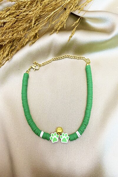 Karlay طوق القطط باللون الأخضر