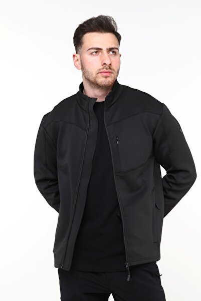 North Mountain Tight Scuba Tam Fermuarlı Üst Siyah