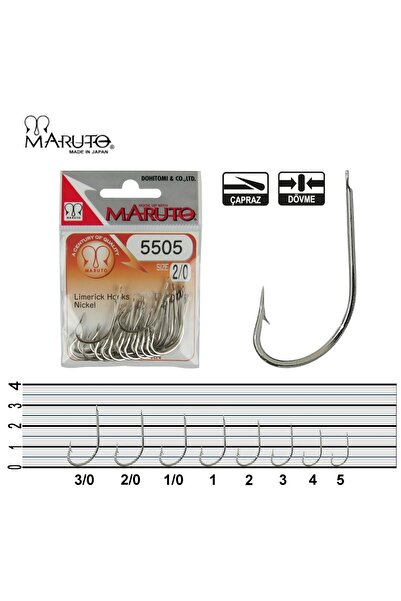 MARUTO 5505 Nikel Olta Iğnesi / Beyaz, Kısa Saplı, Çapraz Iğne