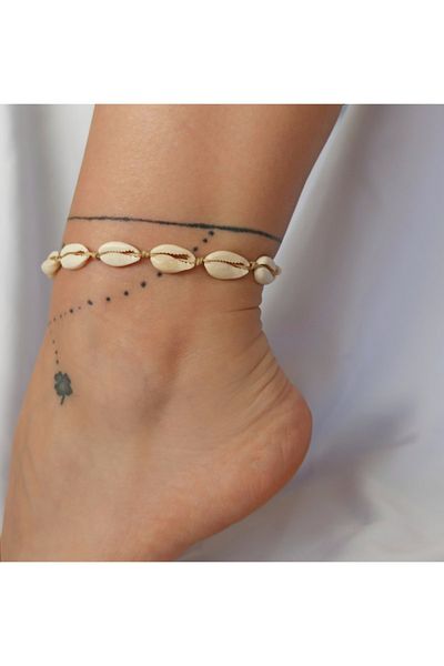 DENİZDENAL Sea Shell Charm Anklet