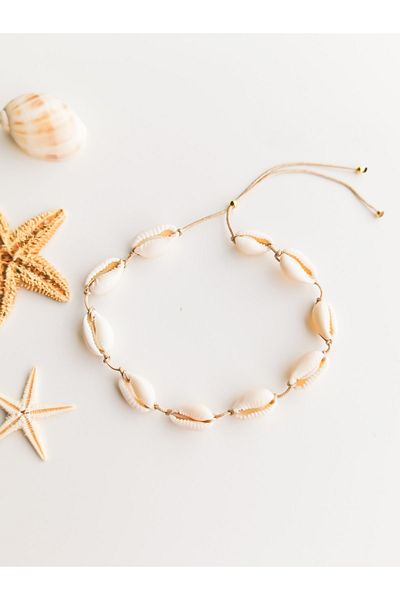 DENİZDENAL Sea Shell Charm Anklet