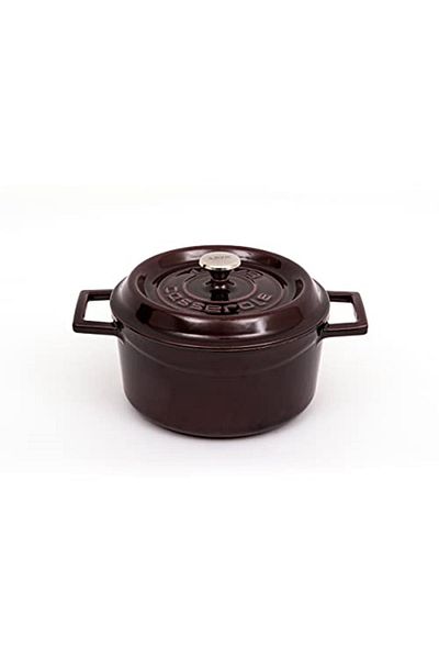 Lava Premium Series - 20 cm Majolik Purple Cast Round Pot