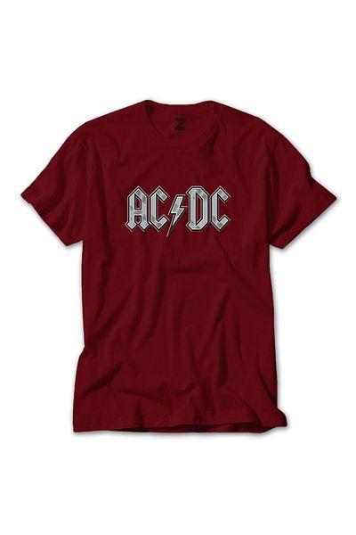 Z zepplin Tricou Roșu Clasic Logo Ac Dc