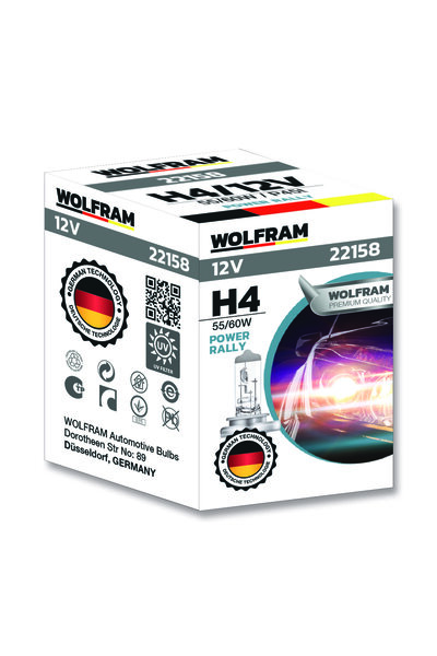 WOLFRAM Orjinal Far Ampulü H4