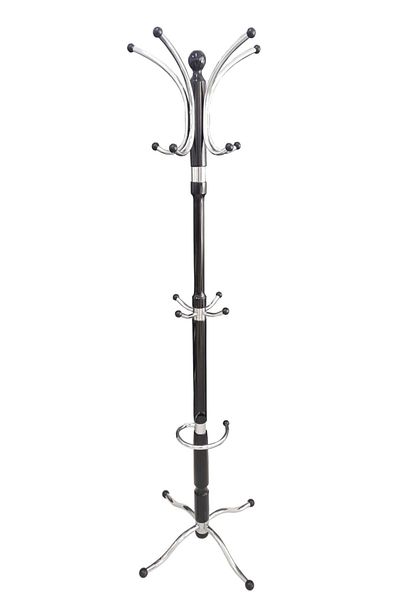 TOLUNAY Black Palm Model Coat Rack Standing Hanger