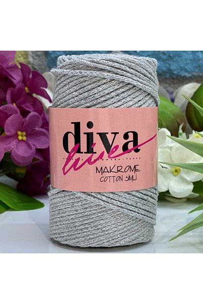 Diva İplik Diva Macrame Cotton Glitter 2107 Gmş