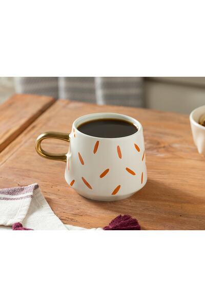 English Home Apaz Stoneware Kupa 350 Ml Turuncu