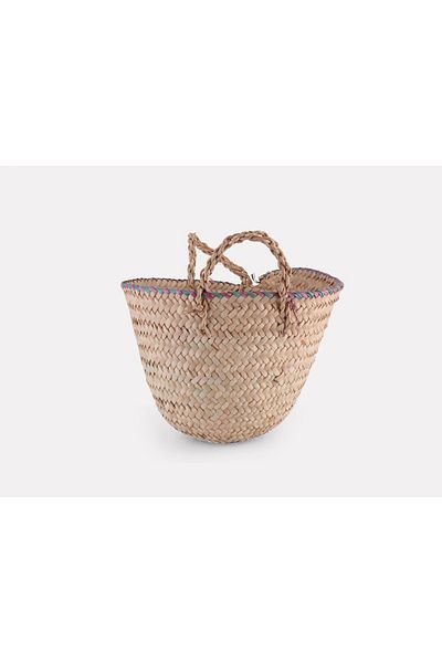 Savana El Yapımı Sanatları Palm Tree Straw Beach Bag And Casual Bag