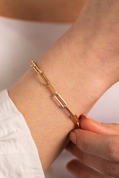 YAVUZ KUYUMCULUK 14 Ayar Altın Ataş Bileklik