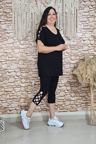 xlargebutik An Incredibly Comfortable Suit with Plus Size Piping Detail, Fully Flexible Fabric