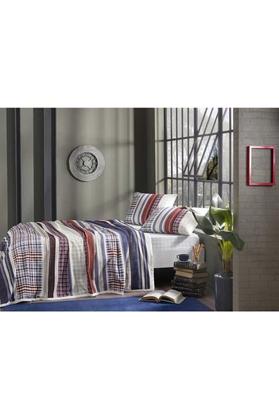 Taç Young Fashion Pique Set Theo Burgundy Single