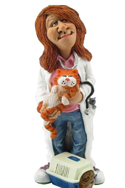 Gift Cloud Veteriner Kadın Biblo