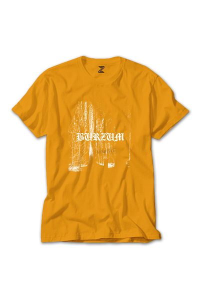 Z zepplin Κίτρινο T-shirt Burzum Woods