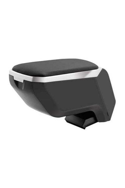 gürler oto kılıf ve aksesuar Universal Matte Armrest Mounted with Slide Screw Black-grey