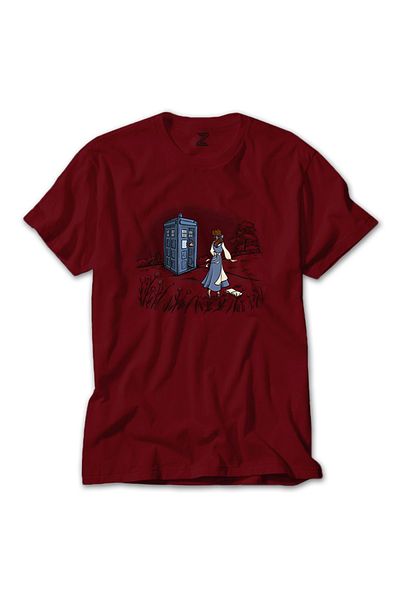 Z zepplin Doctor Who Red T-Shirt
