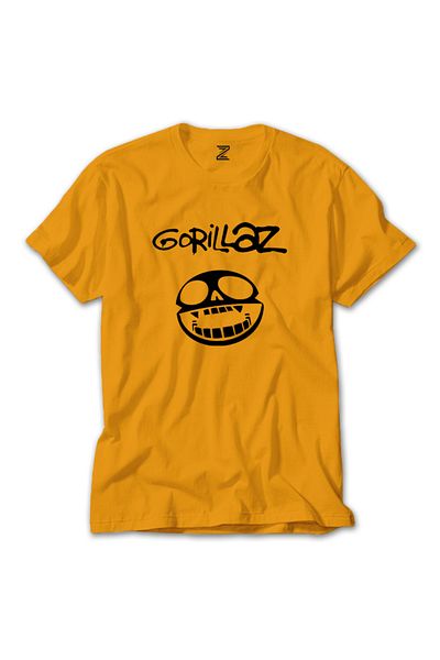 Z zepplin Gorillaz Smile - Κίτρινο T-Shirt
