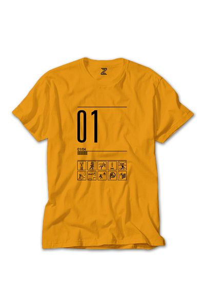 Z zepplin Portal Aperture Level 1 - Yellow T-shirt