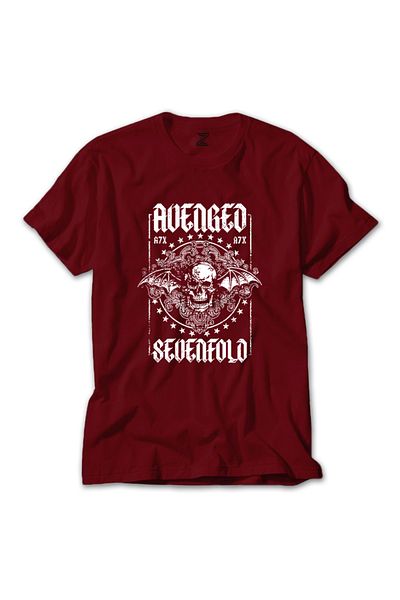 Z zepplin Κόκκινο T-Shirt Avenged Sevenfold Damen