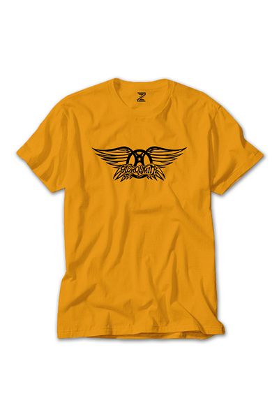 Z zepplin Κίτρινο T-shirt Aerosmith