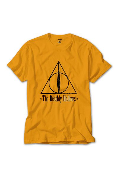 Z zepplin Κίτρινο T-shirt Deathly Hallows Harry