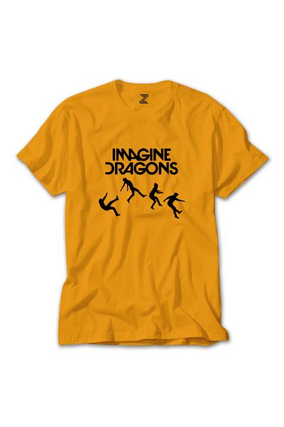 Z zepplin Imagine Dragons Active Yellow T-Shirt