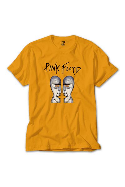 Z zepplin Κίτρινο T-shirt Pink Floyd The Division Bell