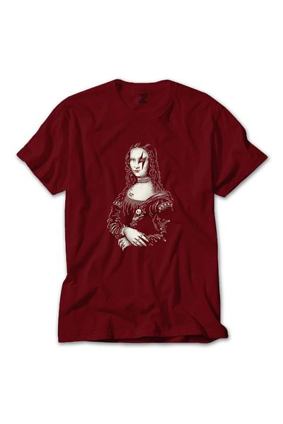 Z zepplin Κόκκινο μπλουζάκι Mona Lisa Rock