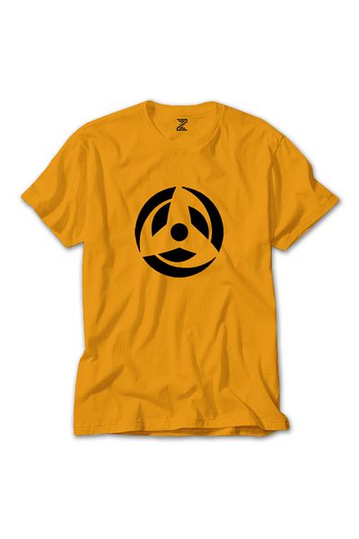 Z zepplin Κίτρινο μπλουζάκι με λογότυπο Naruto