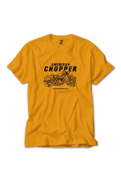 Z zepplin Κίτρινο T-shirt American Chopper