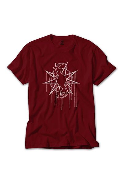 Z zepplin Κόκκινο T-shirt Slipknot Goat From Hell