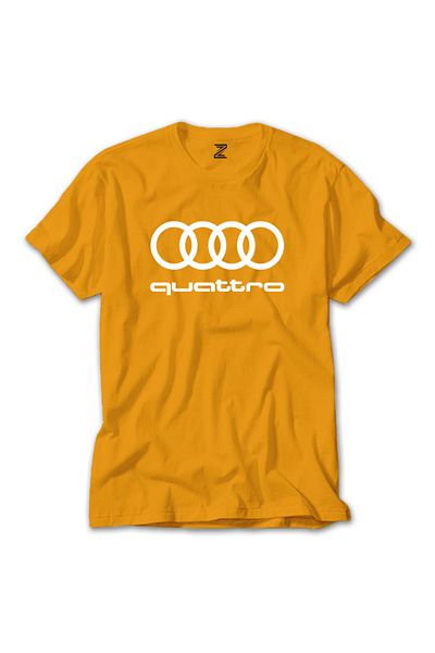 Z zepplin Κίτρινο T-shirt Audi Quattro