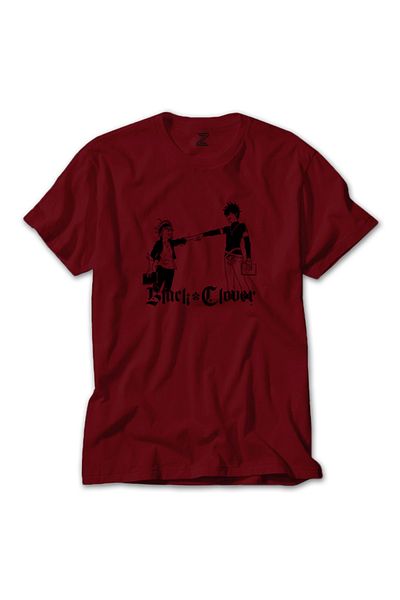 Z zepplin Μαύρο κάλυμμα Asta And Yuno Red T-shirt