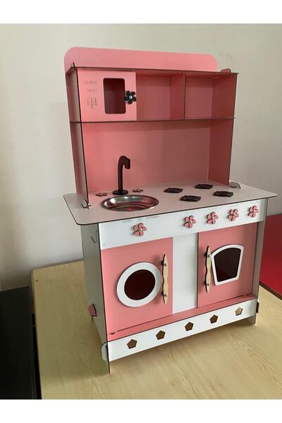 bahadır grup Ahşap Mutfak Oyuncak 85x60 Ebat Yeni Model
