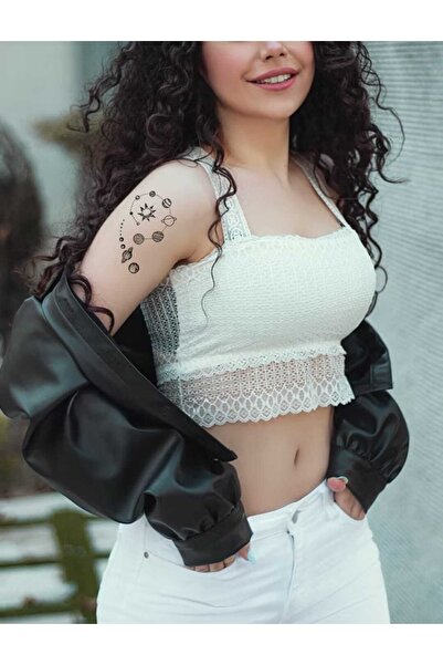 Mecit Tuhafiye Galaksi Şekilli Geçici Dövme