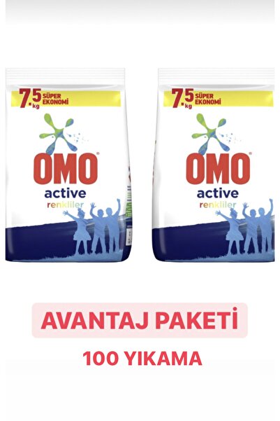 Omo Aktif Fresh Avantaj Paketi 7.5kg*2