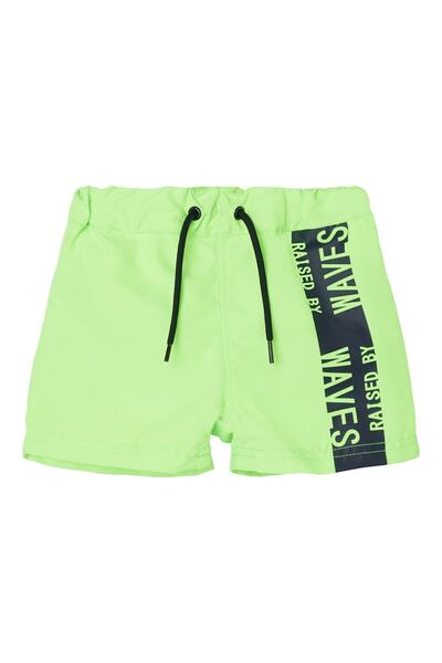 name ıt Boy's Green Shorts