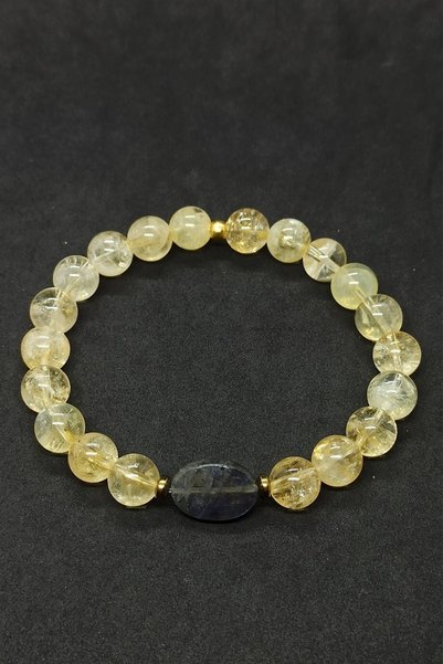Proff Natural Labradorite Citrine Women's Bracelet - Prof