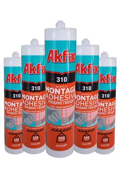 Genel Markalar Kartonpiyer & Stropiyer Yapıştırıcı Beyaz 310 Ml (5 Adet)