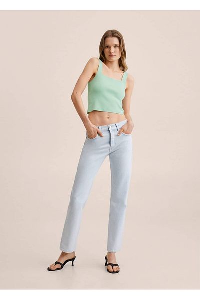MANGO Woman Top din tricot decupat