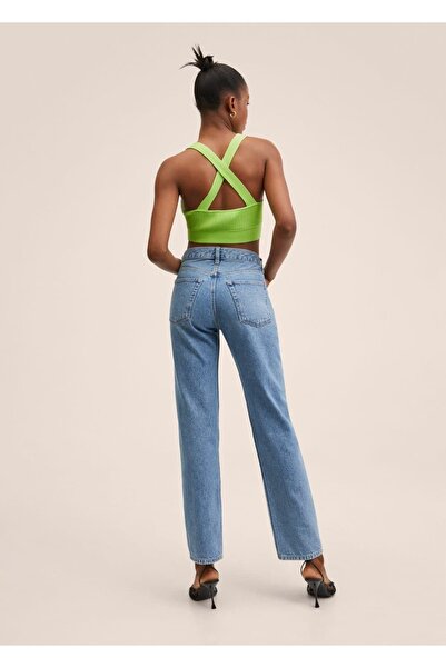 MANGO Woman Kısa Örgü Üst