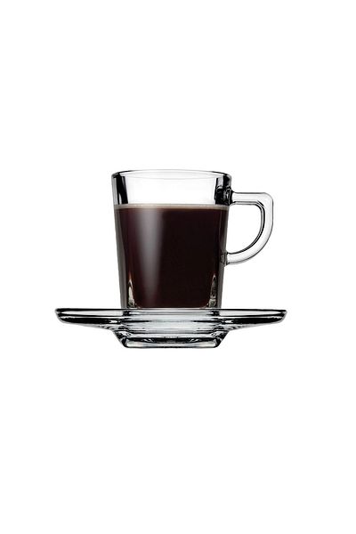 Paşabahçe Carre Espresso and Coffee Cup Set 72 Cc for 6 People - 95754