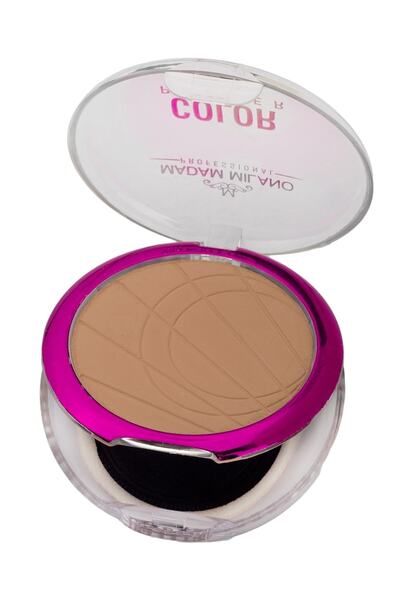 Madam Milano Profesiyonel Süngerli Ve Aynalı Mat Pudra 04 /matte Powder 04