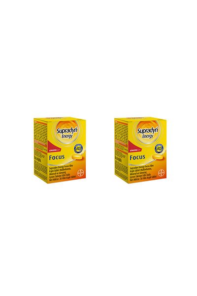 Supradyn Energy Focus Ginseng Supplement Food 30 Tablets 2Pcs