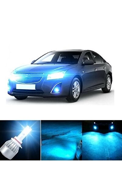 Genel Markalar Chevrolet Cruze Buz Mavisi Led Xenon Sis Farı Ampulü H8 8000K