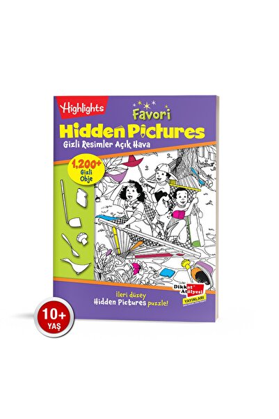 Dikkat Atölyesi Yayınları Favori Hidden Pictures - Açık Hava Puzzle (tek Kitap)
