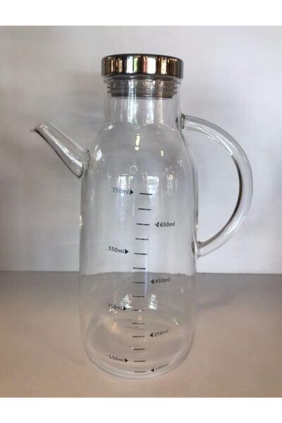 ACAR Decohome Metal Kapaklı Cam Yağlık 750 ml