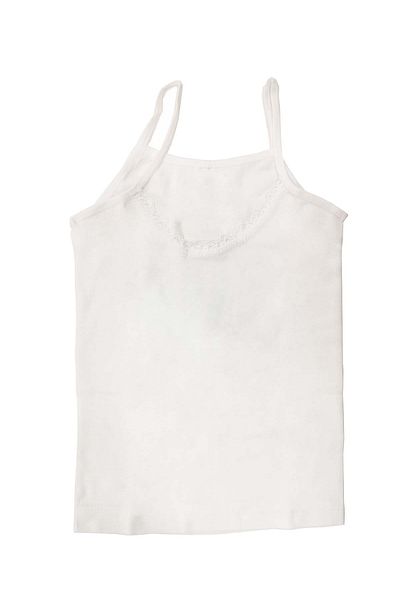 ATİLLA İÇ GİYİM Girl's Undershirt with Ribbed Rope Straps 6 Pieces